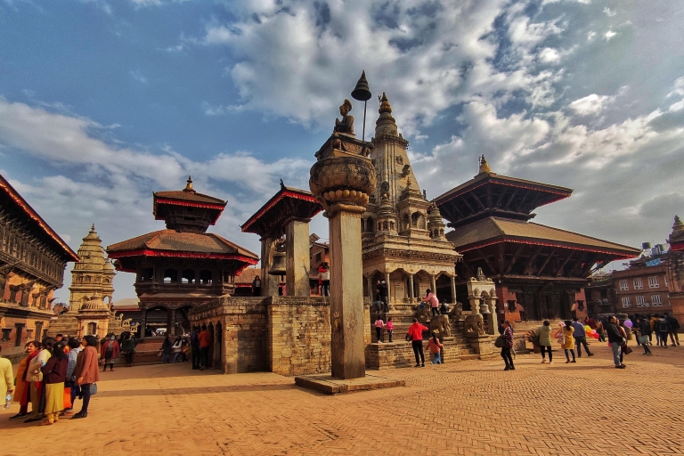 Zwiedzanie zabytków Bhaktapur i Patan Durbar Square