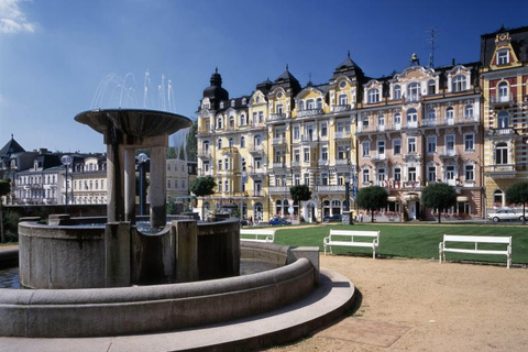 Från Prag: Karlovy Vary och Mariánské Lázně med lunchKarlovy Vary &amp; Marianske Lazne-tur från Prag med lunch