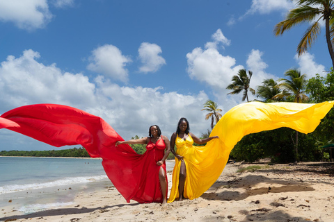 Fotografering i spektakulära klänningar på de vackraste stränderna 972