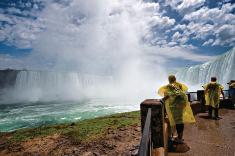 From Toronto Airport: Niagara Falls Day Tour Niagara Boat and Journey behind the falls