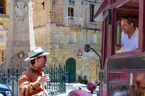 Malta: ruta en bus vintage por las Tres CiudadesOpción estándar