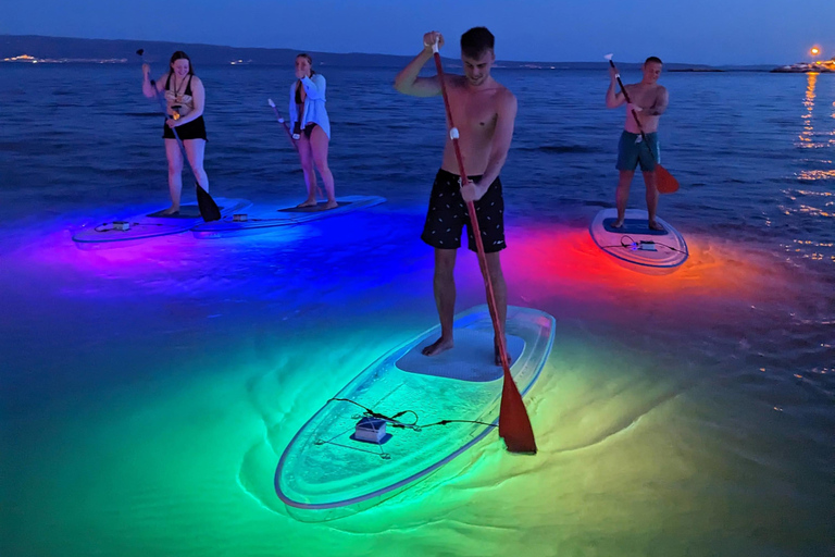 Split: Transparent SUP night Glow tour Split: Transparent Stand Up Paddleboard Night Glow Tour