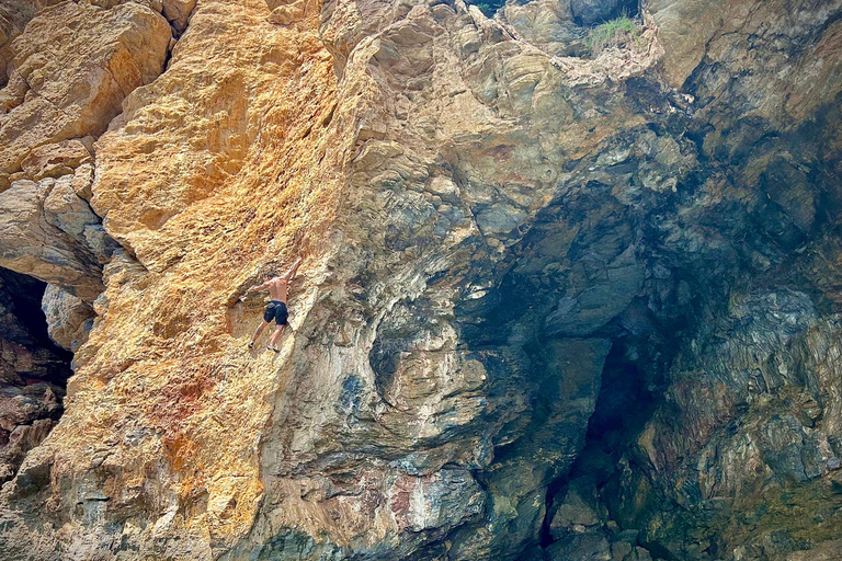 Granada: Deep Water Soloing in Calahonda Pier