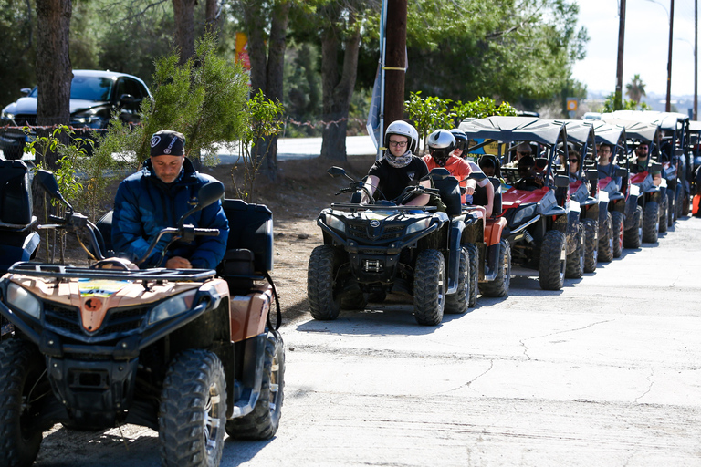 From Paphos: Coral Bay and Lara bay Guided Quad & Buggy Tour 3-Hour Buggy Tour to Lara Bay (3-Seat Buggy)