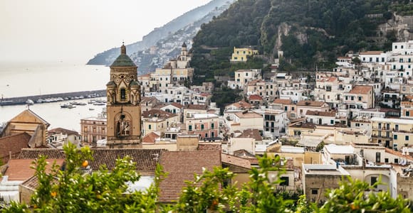 Von Rom: Tagestour nach Positano und an die Amalfiküste mit Zug und Fähre