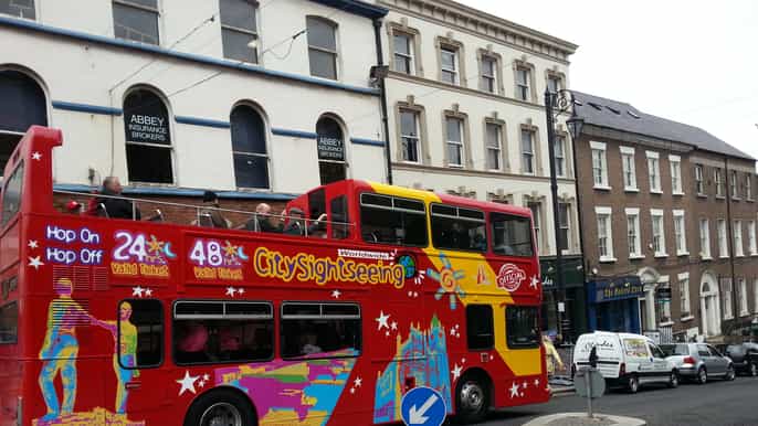 city sightseeing londonderry hopon hopoff bus tour