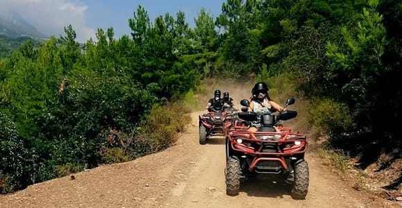 From Alanya/Side: Taurus Mountains Quad Safari with Transfer