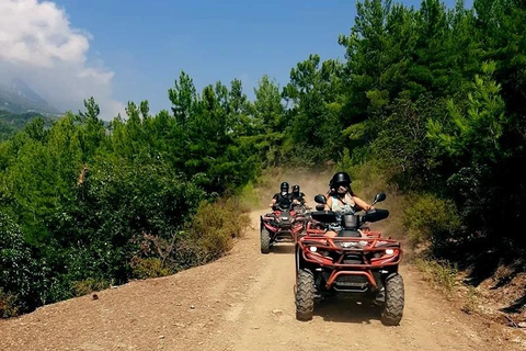 From Alanya/Side: Taurus Mountains Quad Safari with Transfer Double Quad