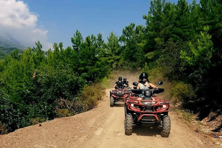 From Alanya/Side: Taurus Mountains Quad Safari with Transfer Double Quad