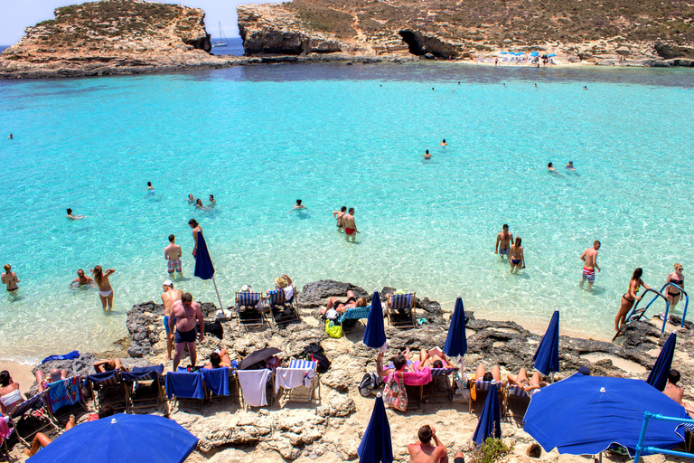 Vanuit Sliema: Dagtocht naar Comino en de Blue Lagoon