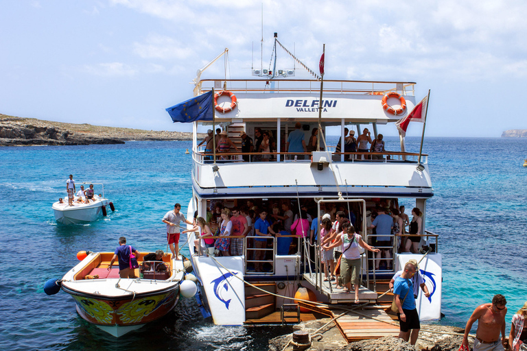 Vanuit Sliema: Dagtocht naar Comino en de Blue Lagoon