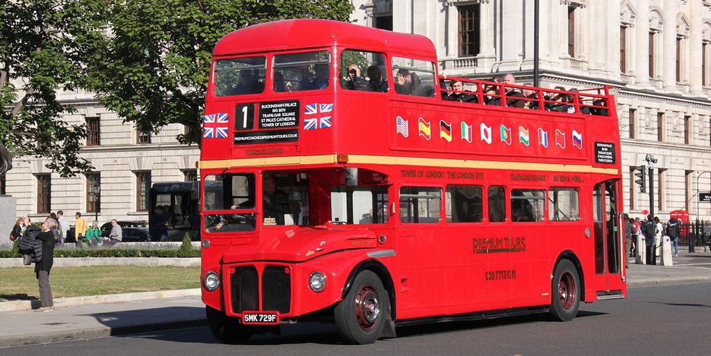 London Vintage Bus Tour, Thames Cruise, Fish & Chips.
