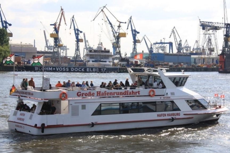 Hamburg: Godzinny rejs po porcie1-godziny rejs z komentarzem w j. niemieckim