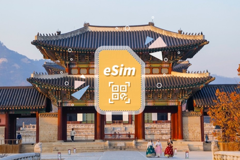 Asia: Plan de datos eSIM para 8 regiones asiáticas8GB/8 Días