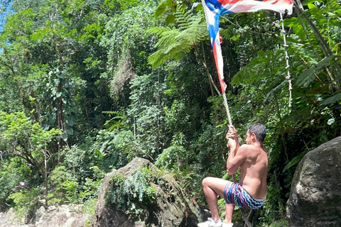 Fajardo : randonnée dans la forêt d'El Yunque, chutes d'eau et toboggan aquatiqueFajardo : Randonnée dans la forêt d'El Yunque, chutes d'eau et toboggan aquatique