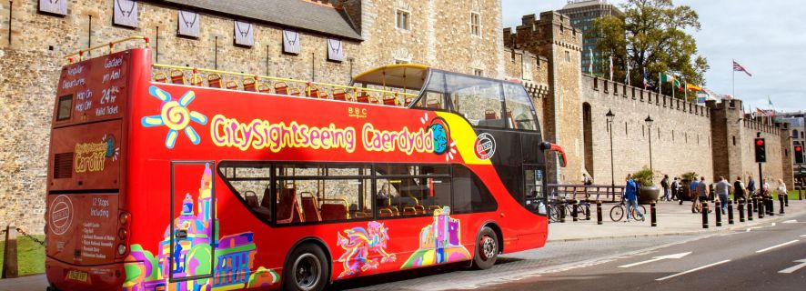 Cardiff: 24-Hour Hop-on Hop-off Bus Tour