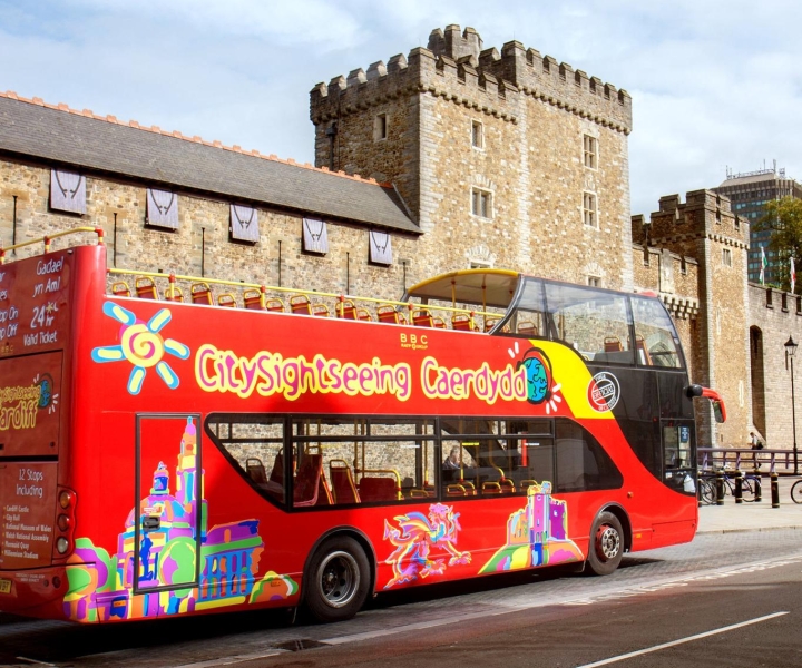 Cardiff: tour in autobus hop-on hop-off di 24 ore