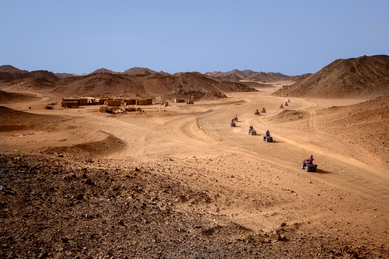 Hurghada: Sunset Quad Bike, Camel w/ Opt Stargazing and BBQ Hurghada : 2-hour Quad Bike and Camel Riding Tour