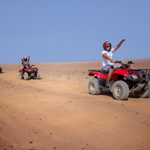 Hurghada: Sunset Quad Bike, Camel w/ Opt Stargazing and BBQ