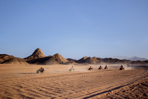 Hurghada: Sunset Quad Bike, Camel w/ Opt Stargazing and BBQ Hurghada : 2-hour Quad Bike and Camel Riding Tour