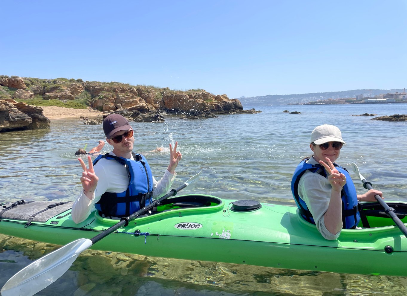 Chania: Morgen kajak tur langs kysten