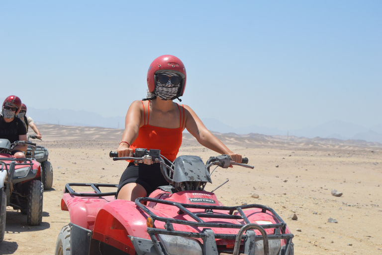 Hurghada: ATV Bike, Camel, Horse Ride with BBQ & Stargazing Shared Tour