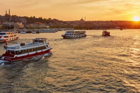 Istanbul: Bosphorus Morning or Sunset Cruise Stop Asian Side Bosphorus Morning Cruise 1 hour Stop in Asia