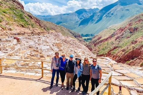 Ab Cusco: Tour nach Moray, Maras-Salzminen & Chinchero-WeberGruppentour nur mit Hotelabholung