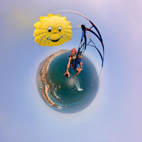 Tenerife Parasailing Activity 360° CAM Experience