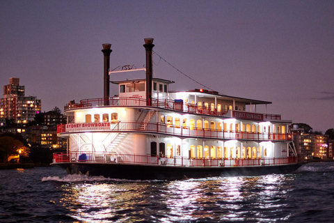 Port de Sydney : Croisière cabaret avec dîner à 3 plats