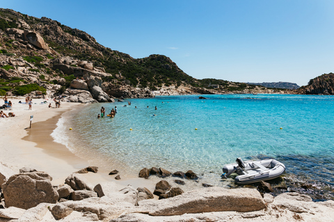 Ab Palau: Tagestour zu den La Maddalena-Inseln mit dem BootVon Palau aus: La Maddalena Inseln Ganztägige Bootstour 2