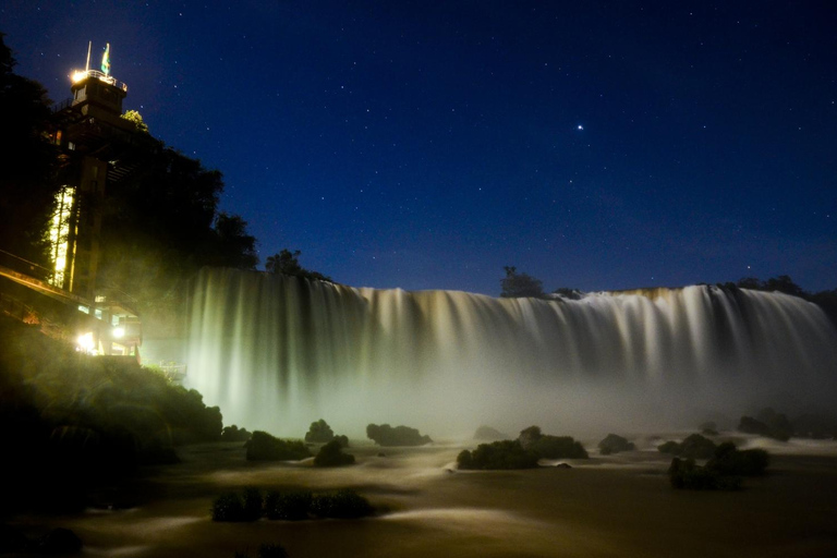 Iguazu Falls: Argentina and Brazil Sunset on the Same Day
