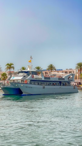 Visit Ibiza Figueretas round-trip transfer to Formentera in San Antonio