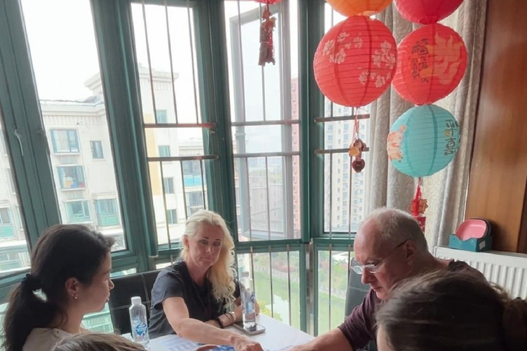 Shanghai: Private Dumpling Cooking &Mahjong w/ Local Grandma Dumpling, Braised Pork Belly, Mahjong with Home Meal