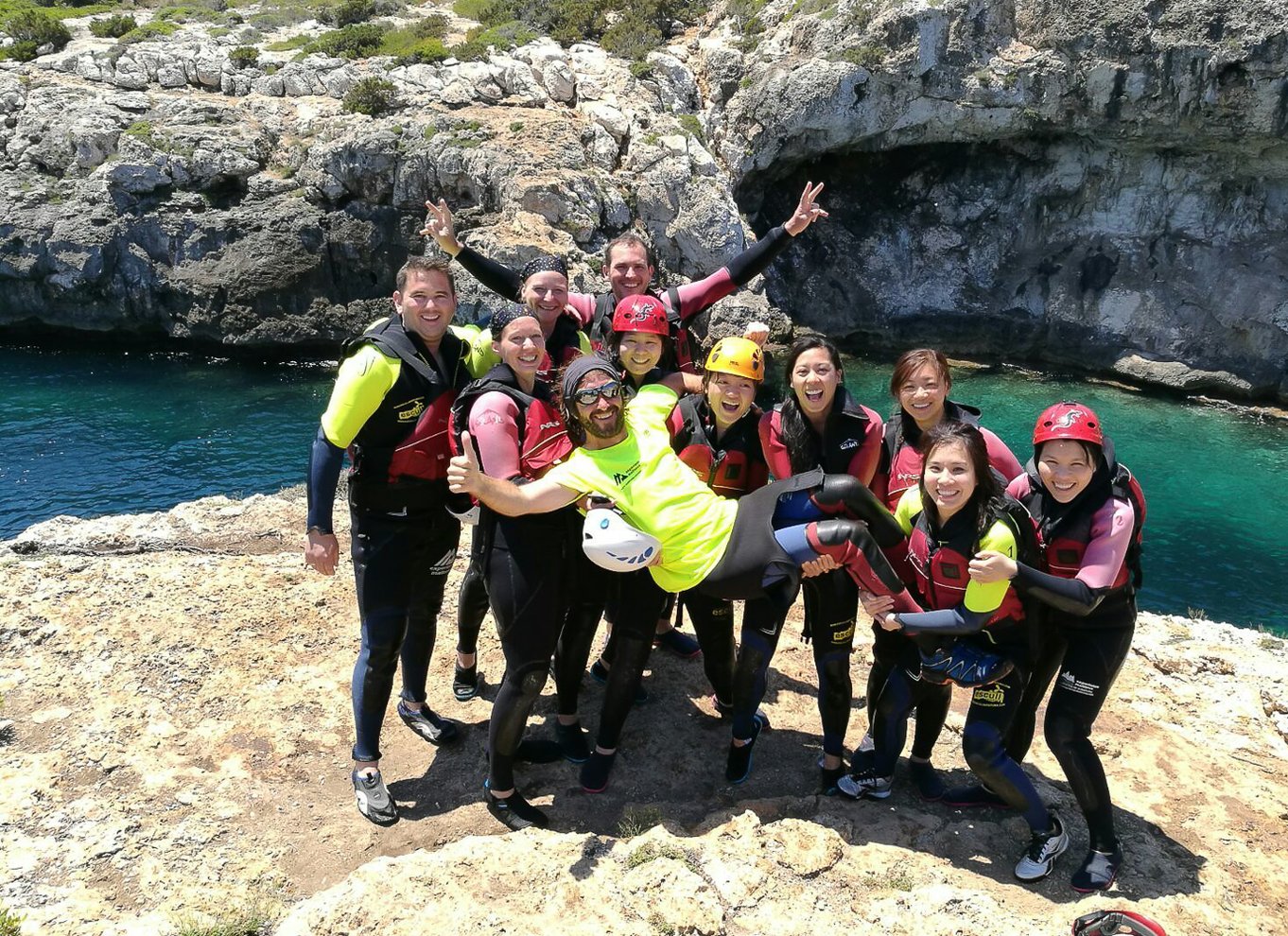 Mallorca halvdags coasteering-oplevelse