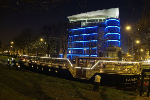 Dublin: Grand Canal Cruise met dinerDublin: rondvaart Grand Canal met diner