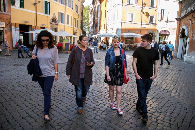 Tour gastronómico en barrios de Roma: tour a pie de 3,5hTour privado en inglés