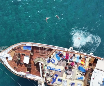 Rhodes: Gulet Trip with Food, Drinks, SUP, Kayak & Swimming