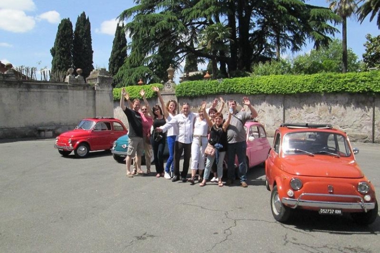 Rome : visite en Fiat 500 vintageNoël à Rome : visite en Fiat 500 vintage