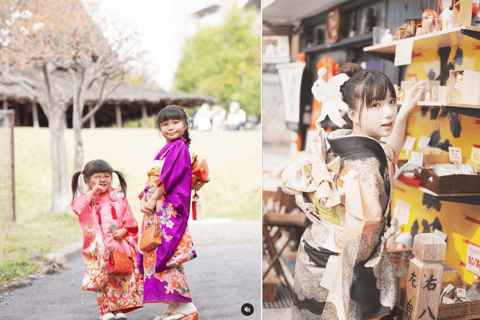 Kioto: 1 Día: Experiencia de Alquiler de Kimonos Tradicionales Japoneses