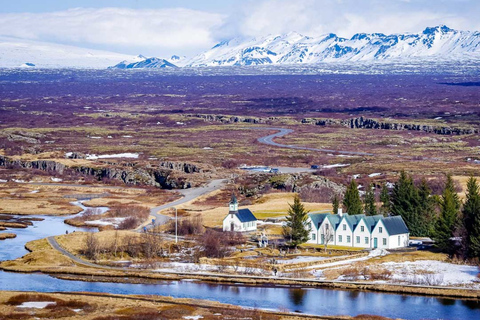 Walvisspotten en Golden Circle-tour van een hele dag vanuit Reykjavik