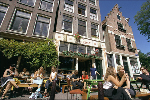 Amsterdam Jordaan Rejonowy Walking TourRejs po dzielnicy Jordaan z 1 drinkiem