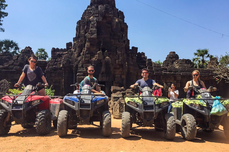 Siem Reap: Sunset Quad Bike Tour with Guide and Water