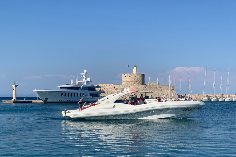 Rhodes : Croisière sur la plage avec baignade, repas et boissons illimitées