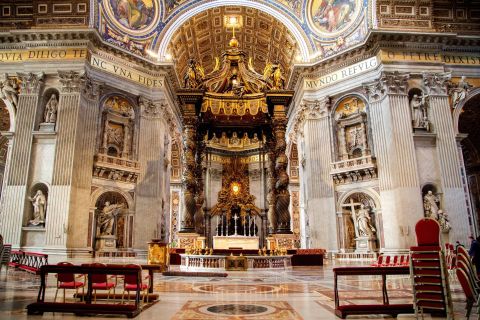 Rom: Guidet rundvisning i Peterskirken