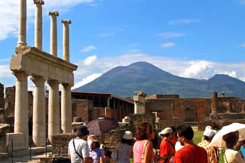 From Naples: Pompeii, Sorrento, and Positano Day Tour