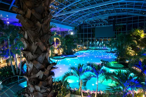 Bucareste: Therme Bucareste: ingresso e transfer à noite