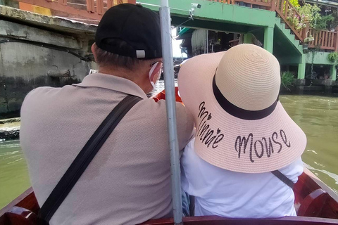 Bangkok: Grand Palace, Wat Pho, Train & Floating Market Tour