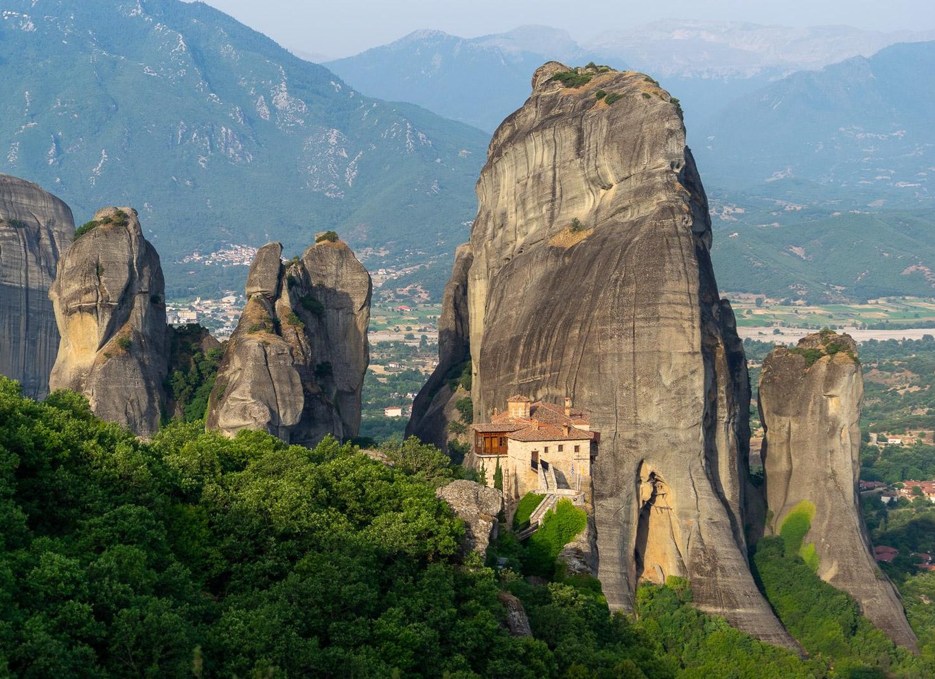 Fra Kalambaka eller Kastraki: Middagstur til Meteora