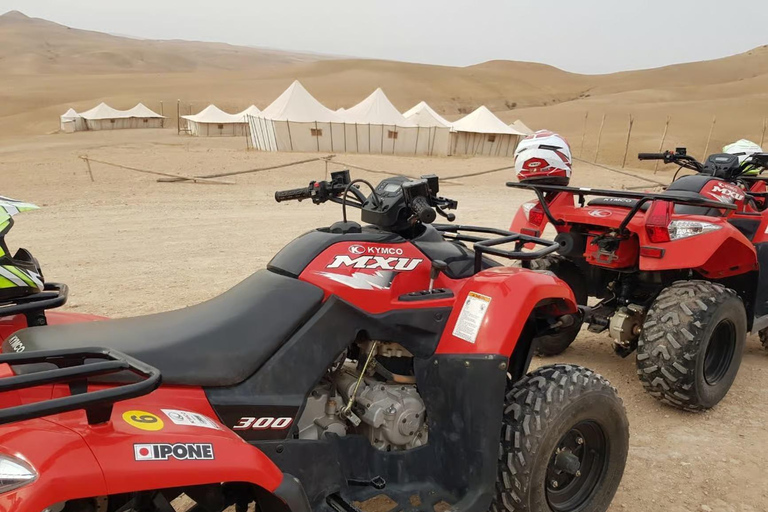 From Marrakech: Agafay Desert Quad & Camel Ride with Dinner Marrakech: Agafay Desert Quad & Camel Rides with Dinner Show